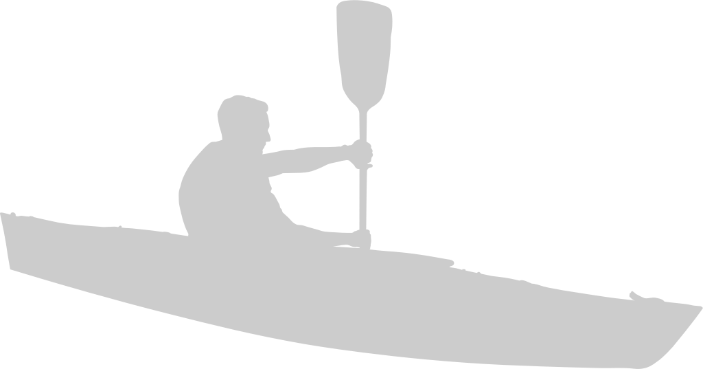 Kayaking vector