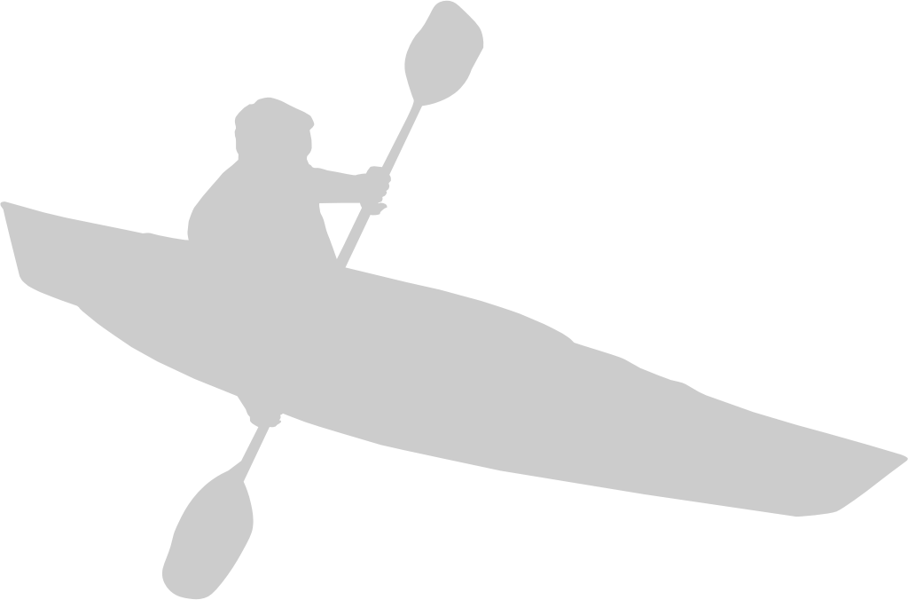 Kayaking vector