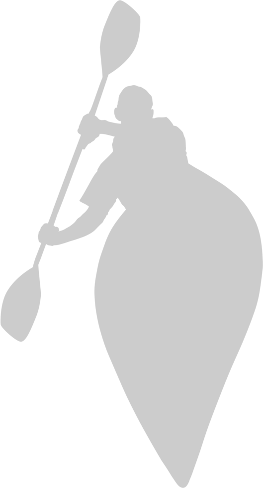 Kayaking vector