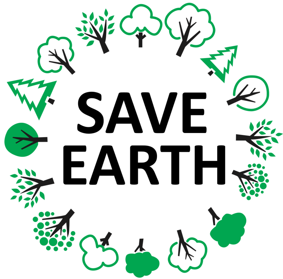 Save Earth vector