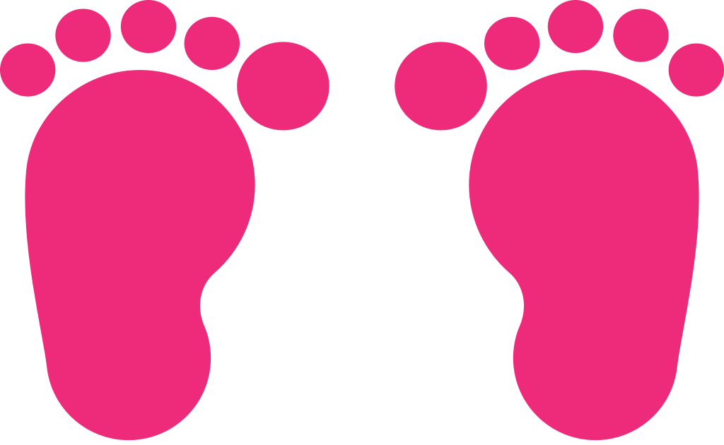 Footprints vector