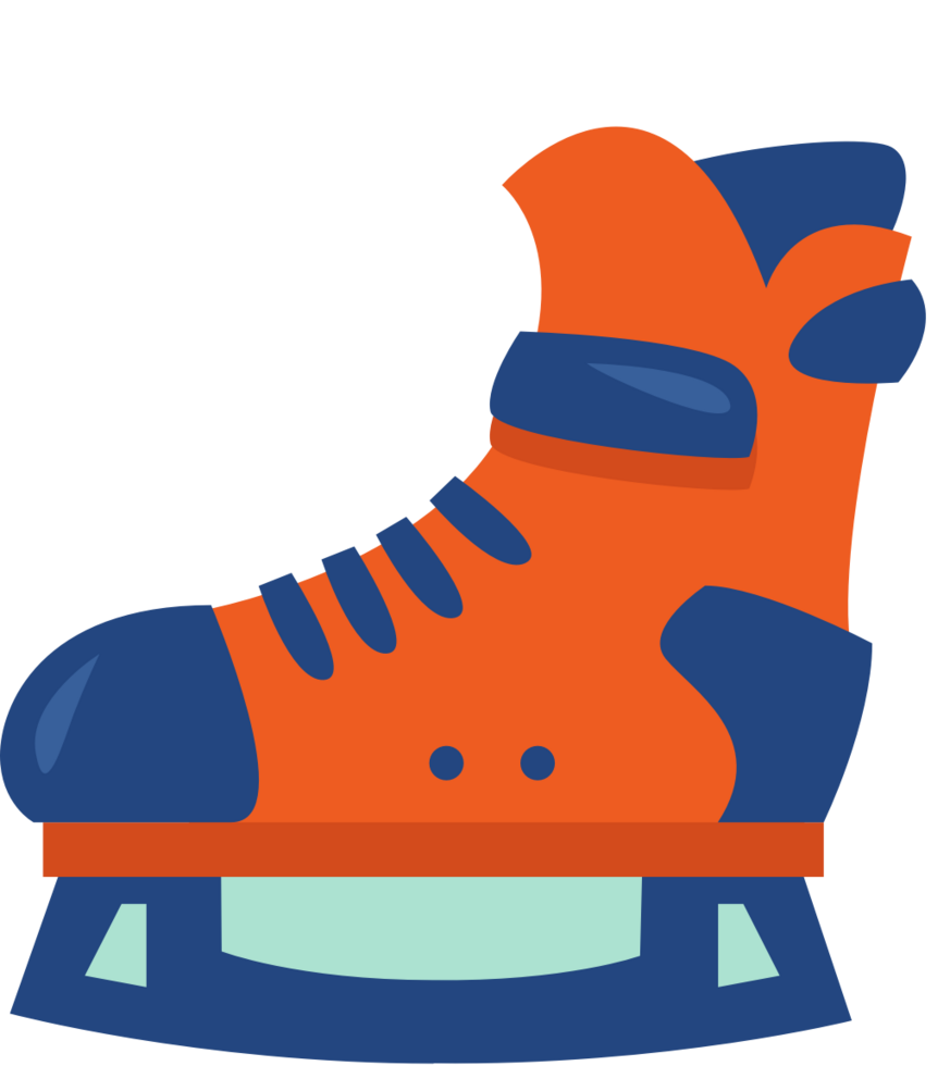 patinar sobre hielo vector