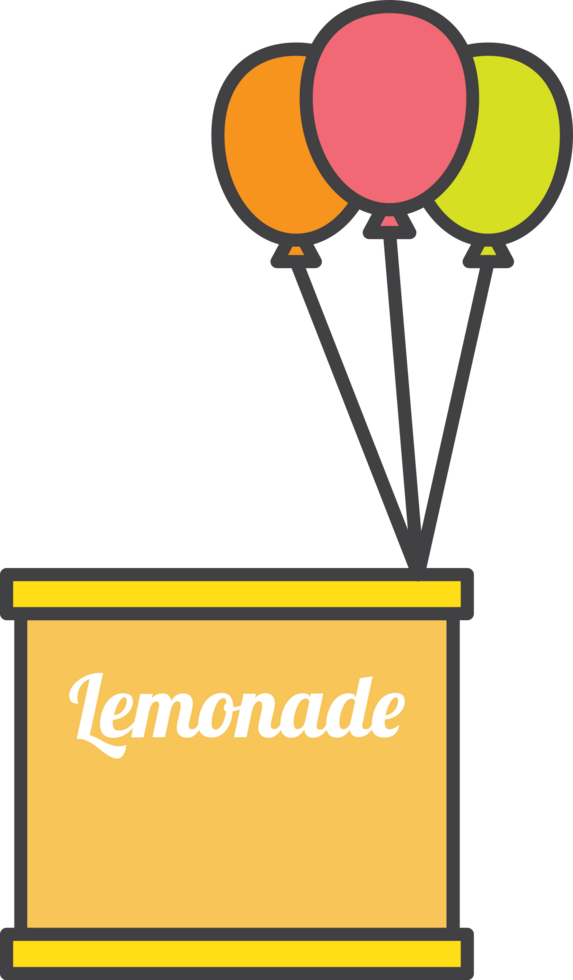 puesto de limonada vector