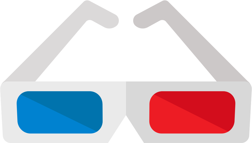 3D Glasses vector