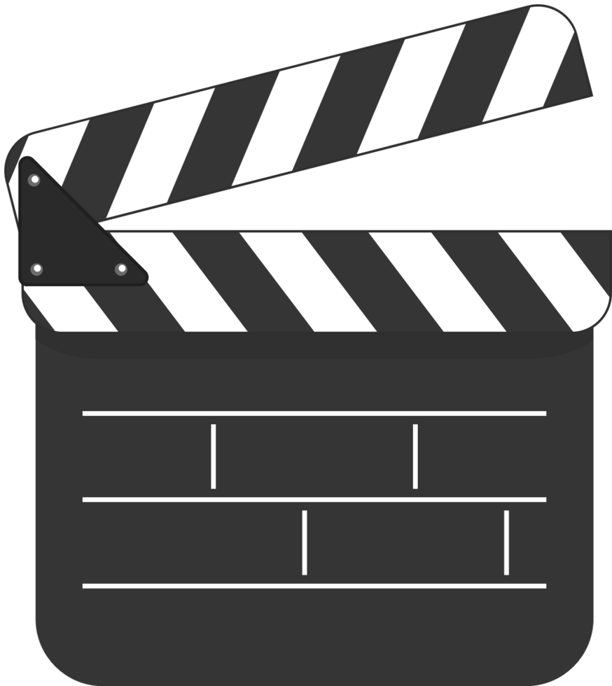 Clapperboard vector
