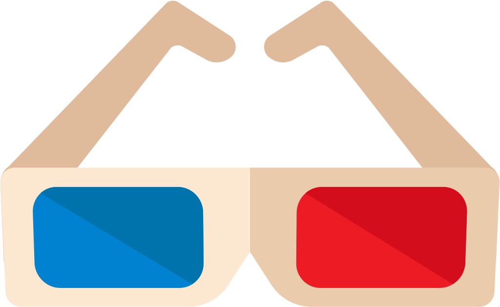 3D Glasses vector