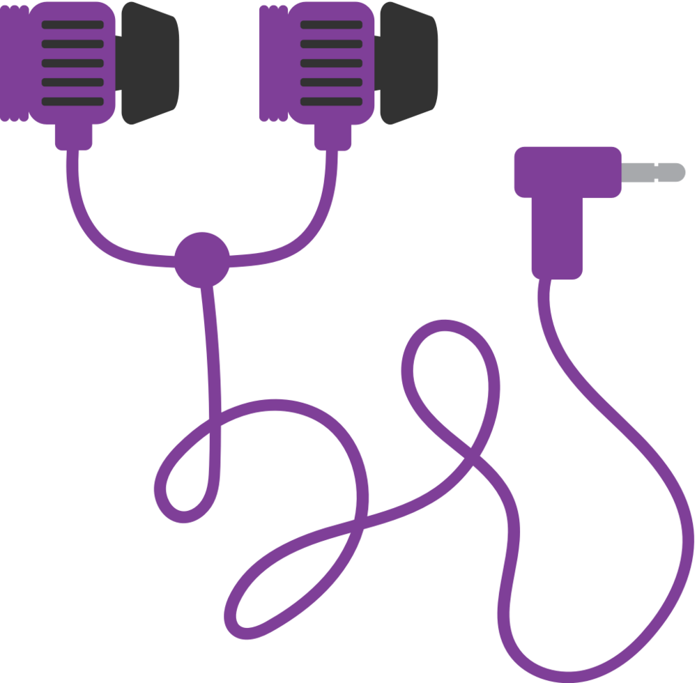 Headphones vector
