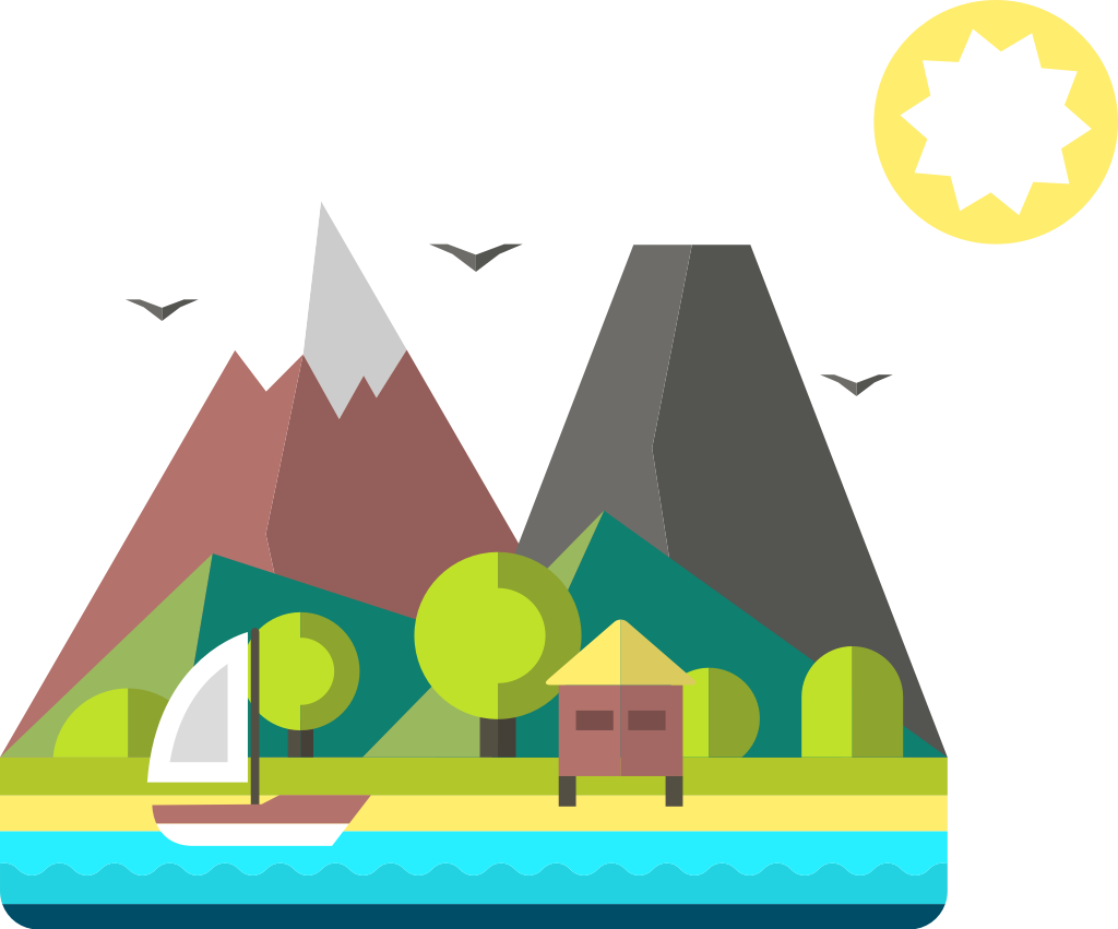 Mountains vector