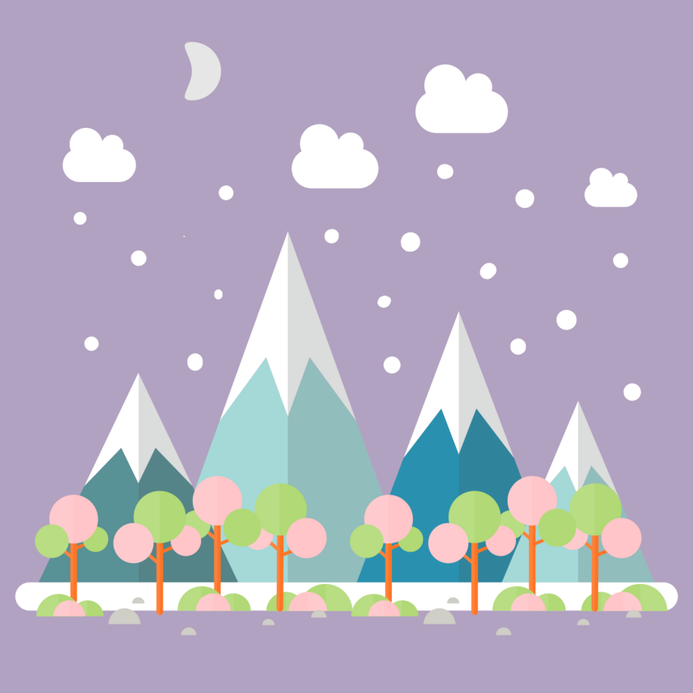 Mountains vector