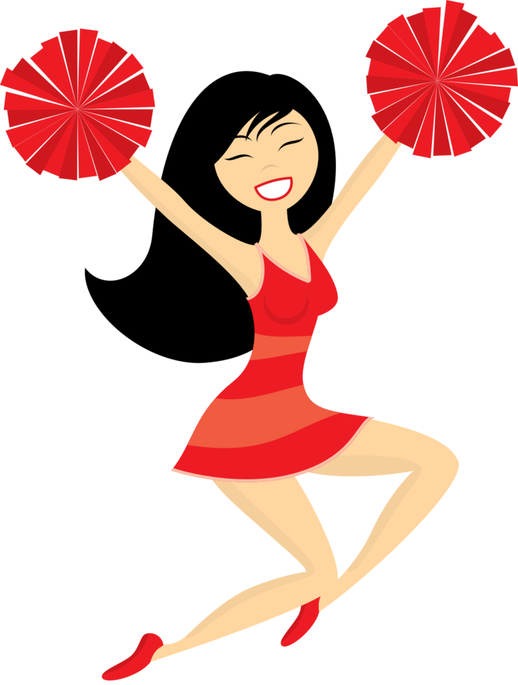 Cheerleader vector