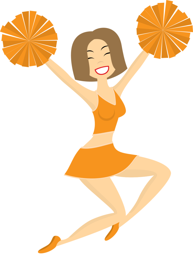 Cheerleader vector