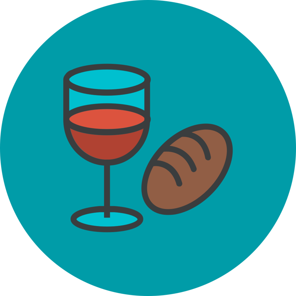 Wine and Bread vector