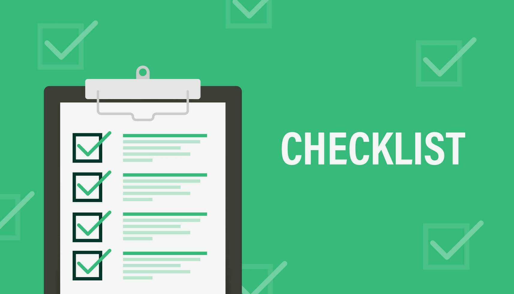 Check List tablet on white background. Ok sign. Vector illustration.