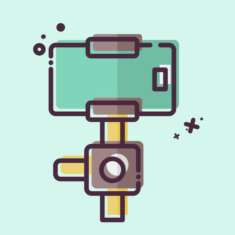 Icon Gimbal Stabilizer. related to Smart Home symbol. MBE style. simple design editable. simple illustration vector