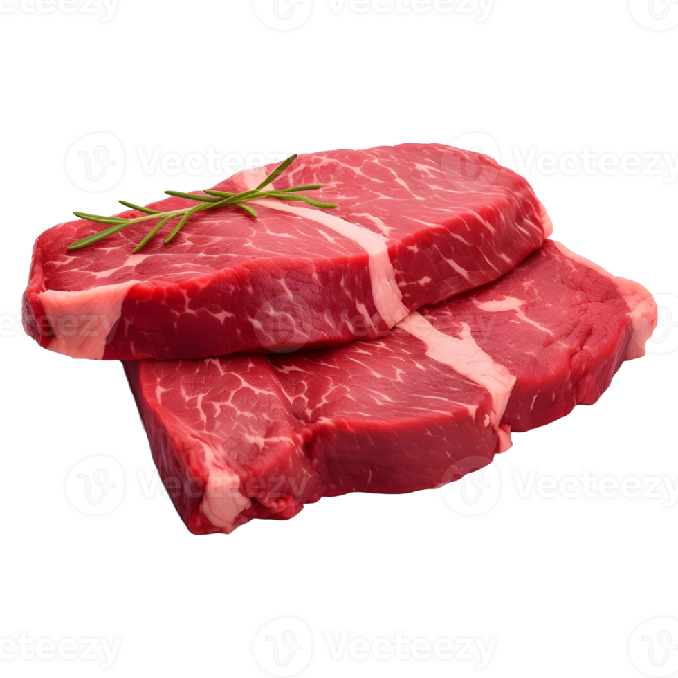 AI generated Beef Raw Meat on Transparent background - Ai Generated png