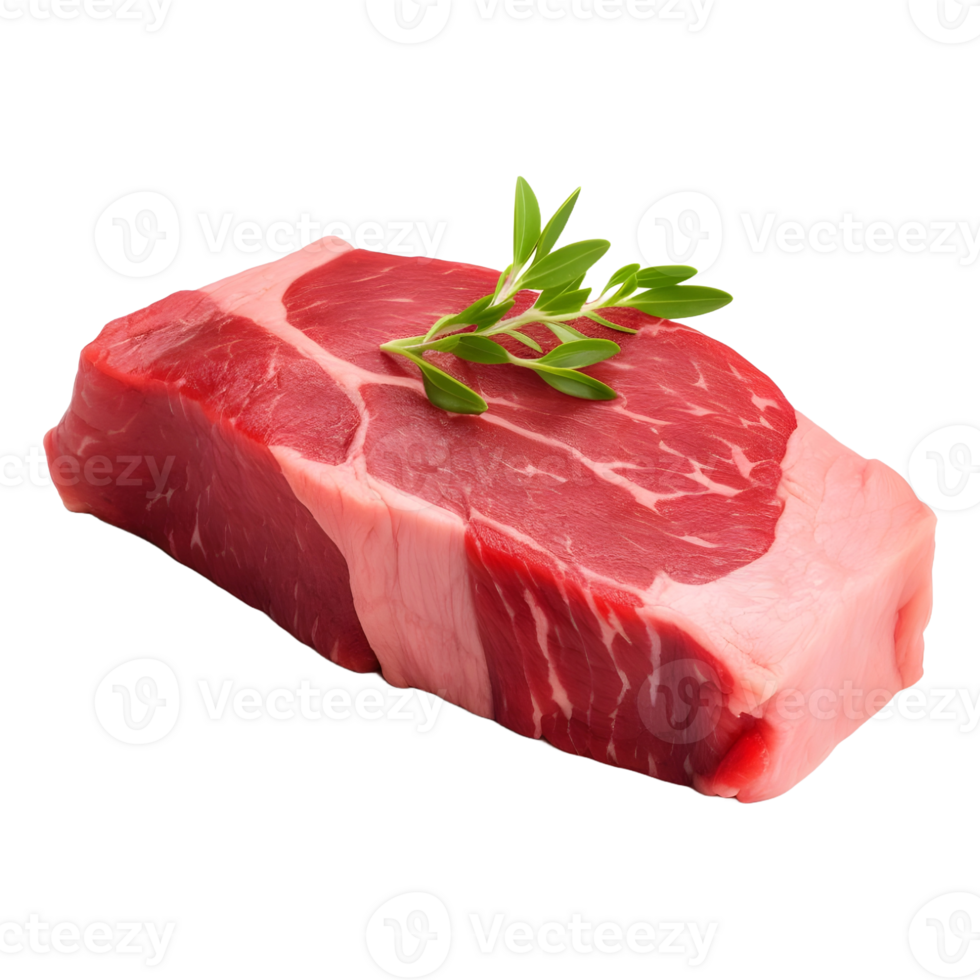 AI generated Beef Raw Meat on Transparent background - Ai Generated png