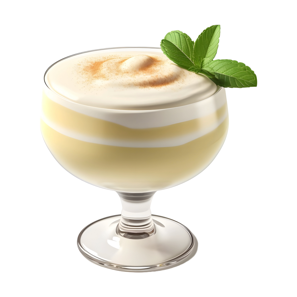 AI generated Cream in a Cup on Transparent background - Ai Generated png