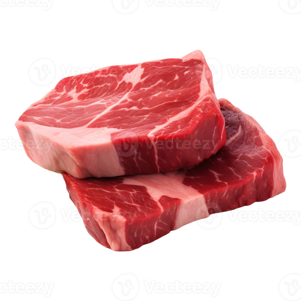 AI generated Beef Raw Meat on Transparent background - Ai Generated png