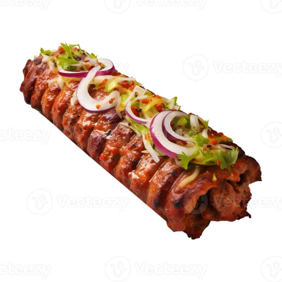 AI generated Barbecue Chicken or Beef Stick on Transparent background - Ai Generated png