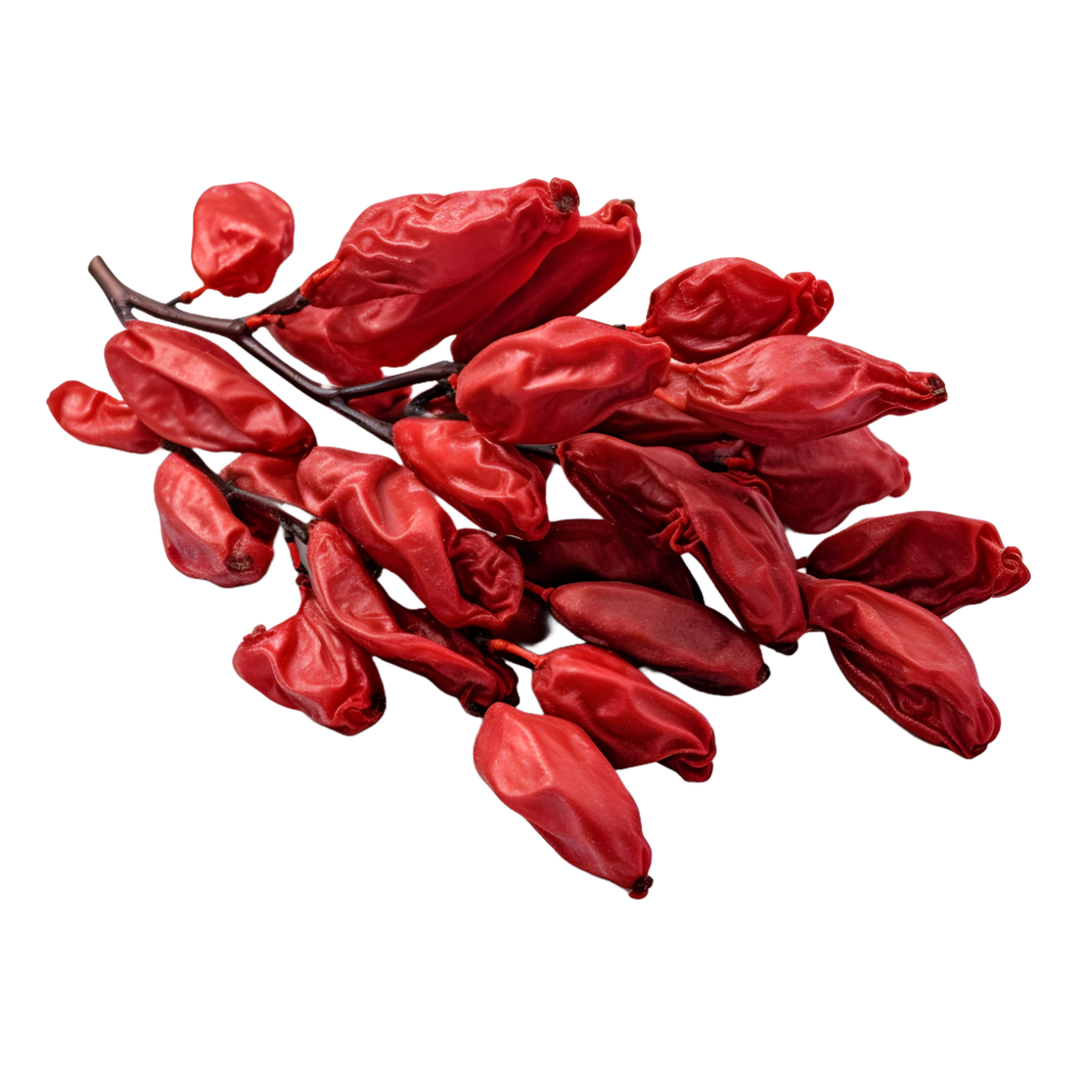 AI generated Dry red pepper on Transparent background - Ai Generated png