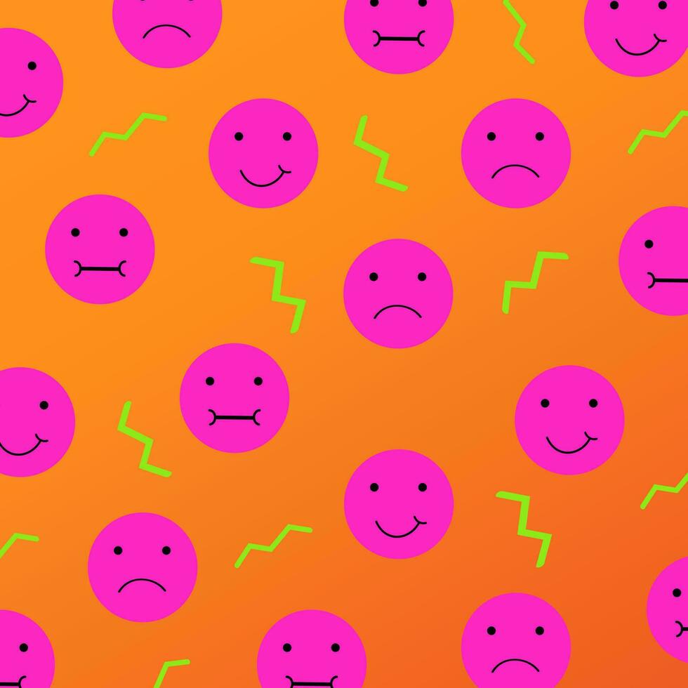 Smiles pattern vector