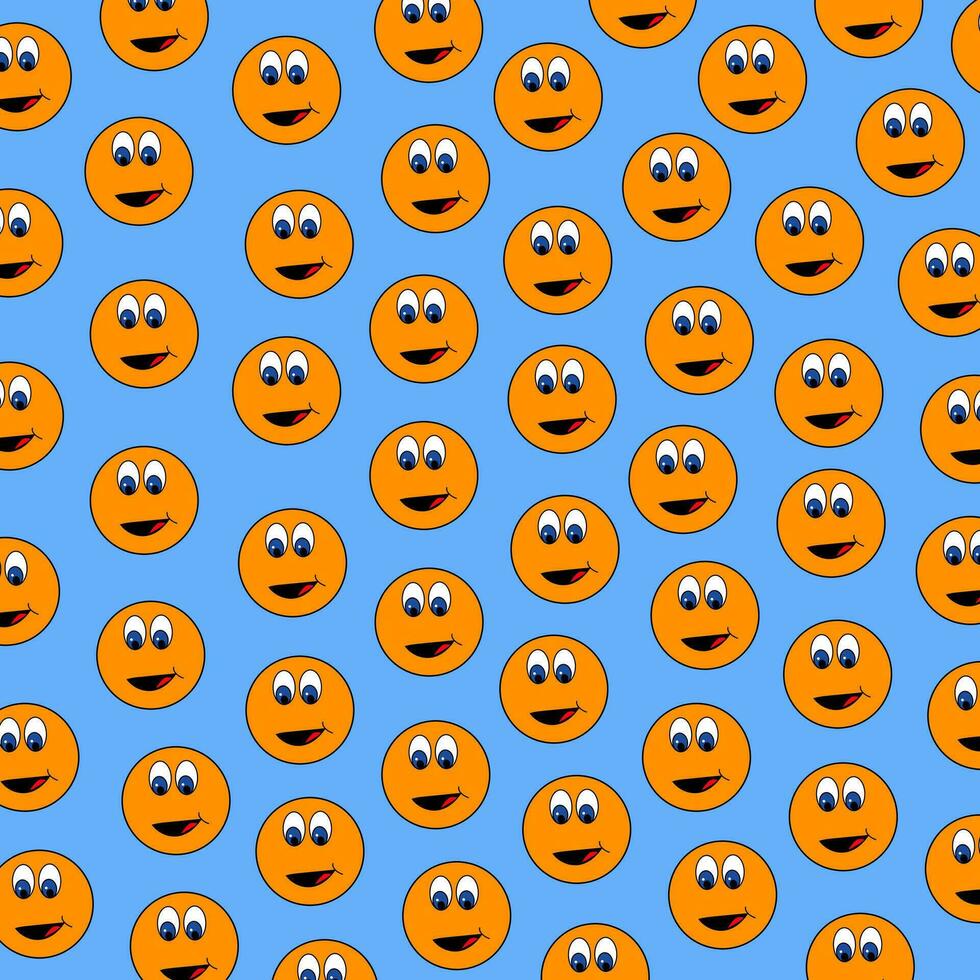 Smile repeating pattern design vector illustration