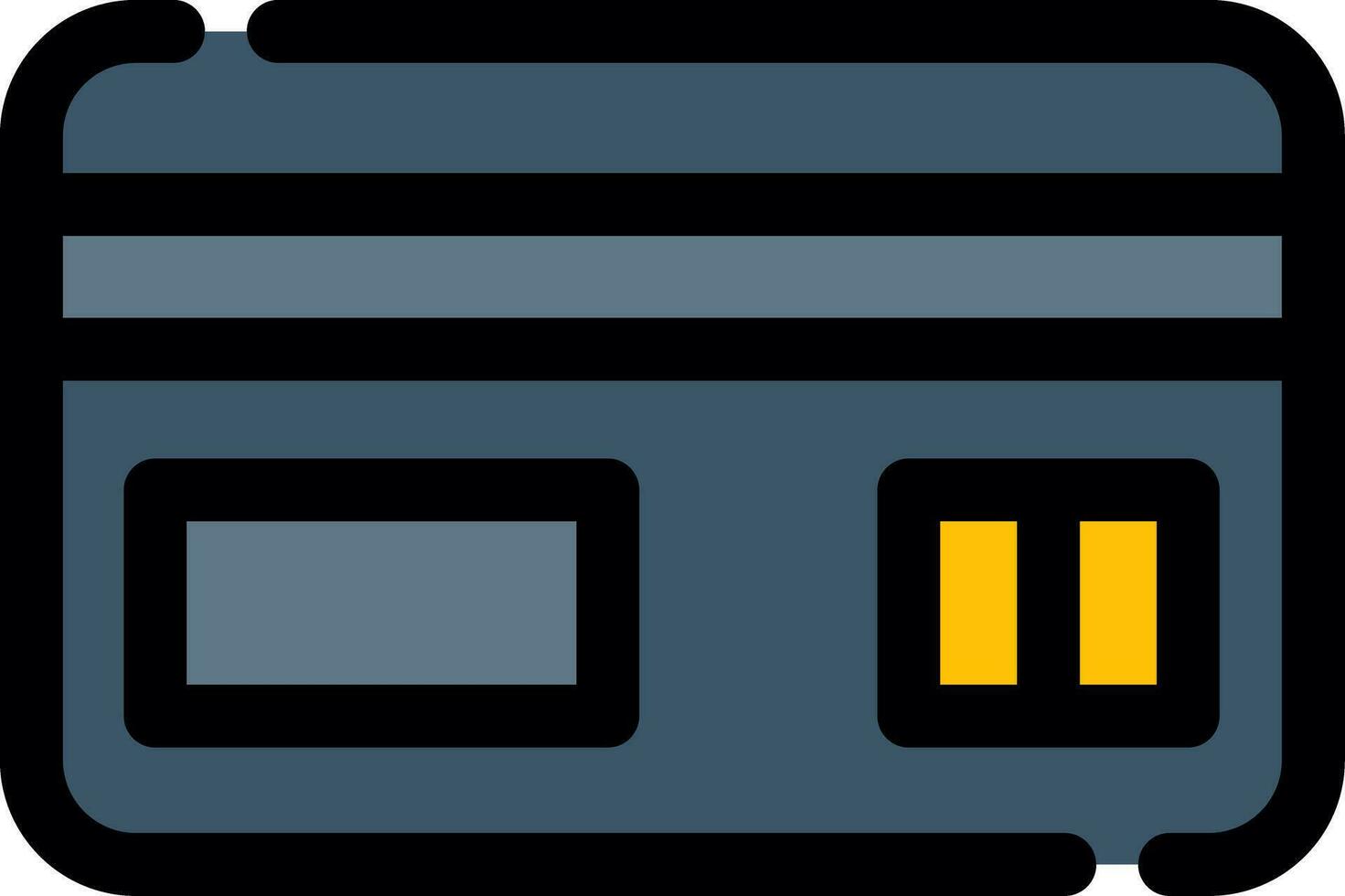 Credit Card Creative Icon Design vector
