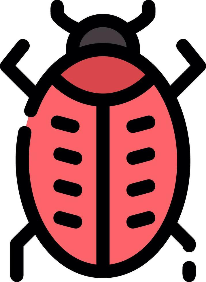 Bug Creative Icon Design vector