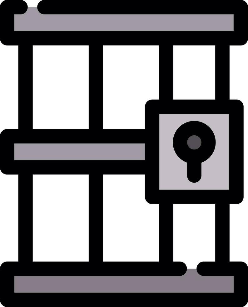 Jail Creative Icon Design vector