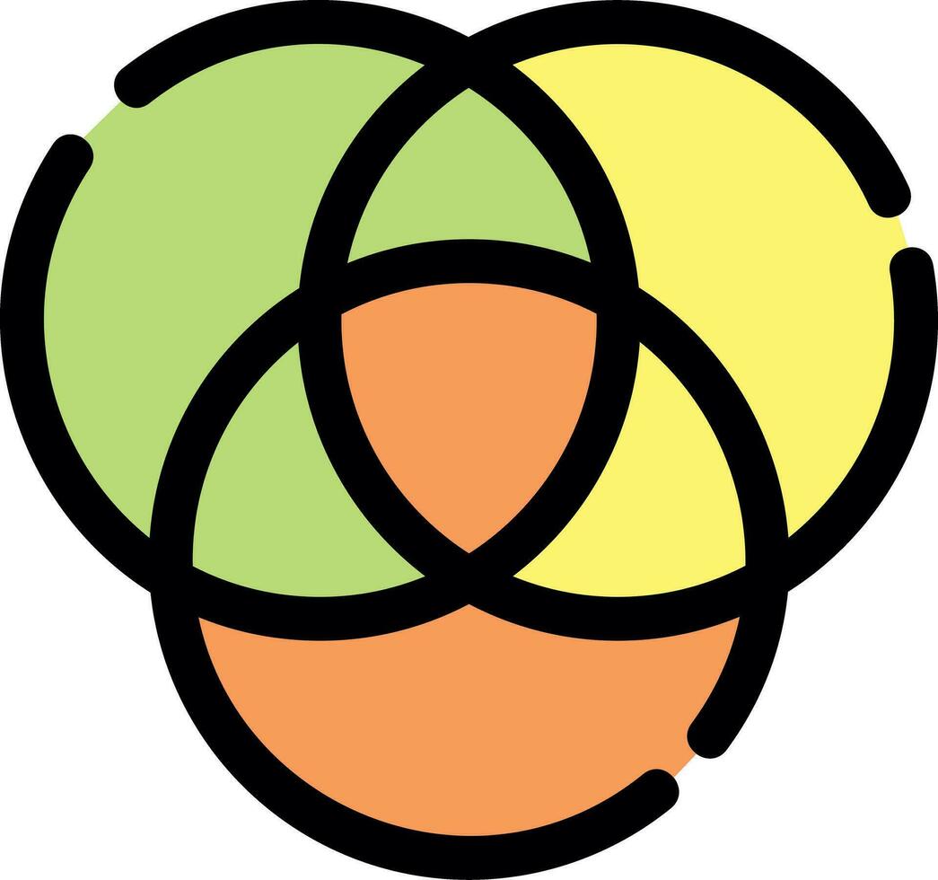 RGB Creative Icon Design vector