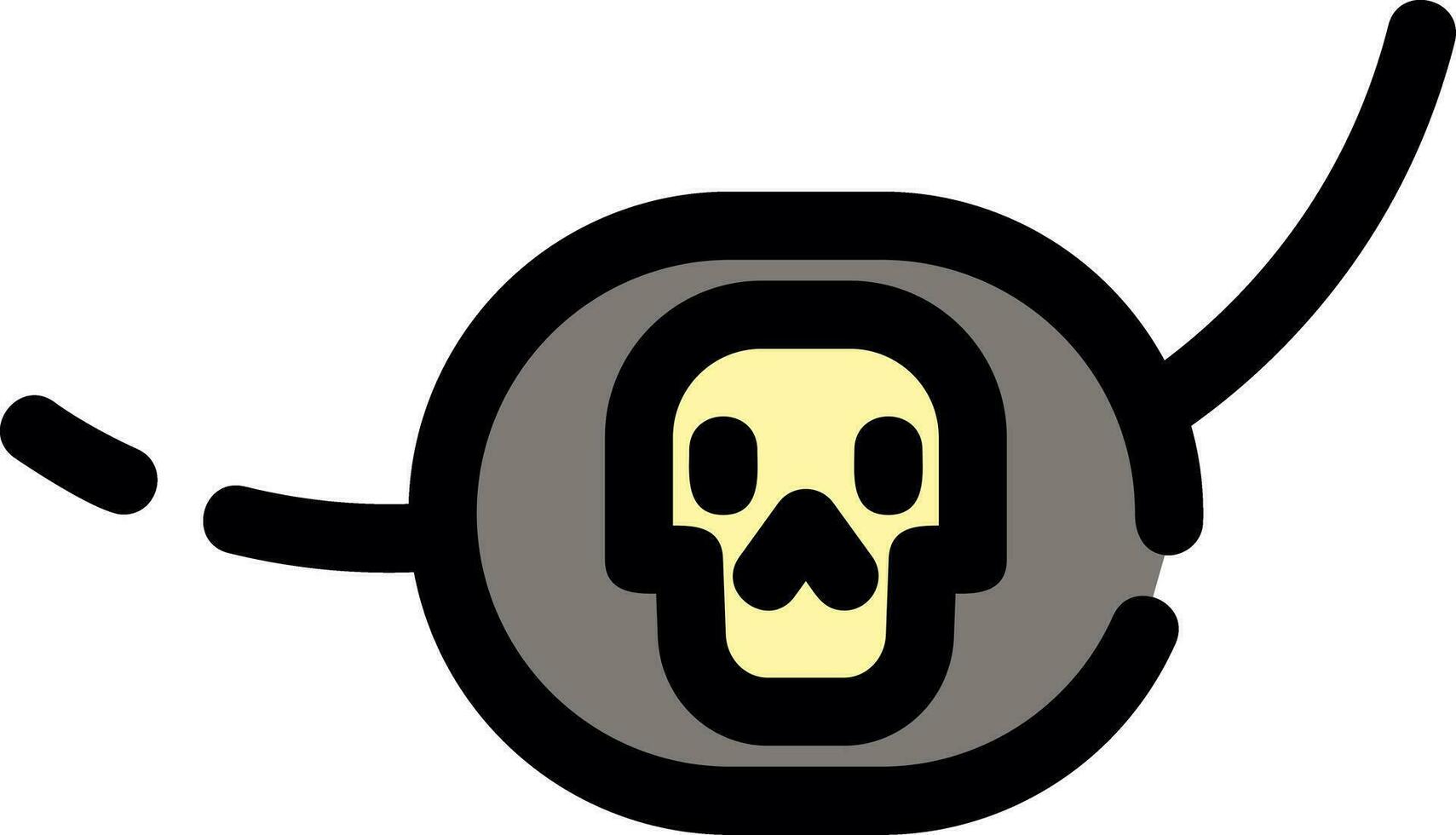 Pirates Patch Creative Icon Design vector
