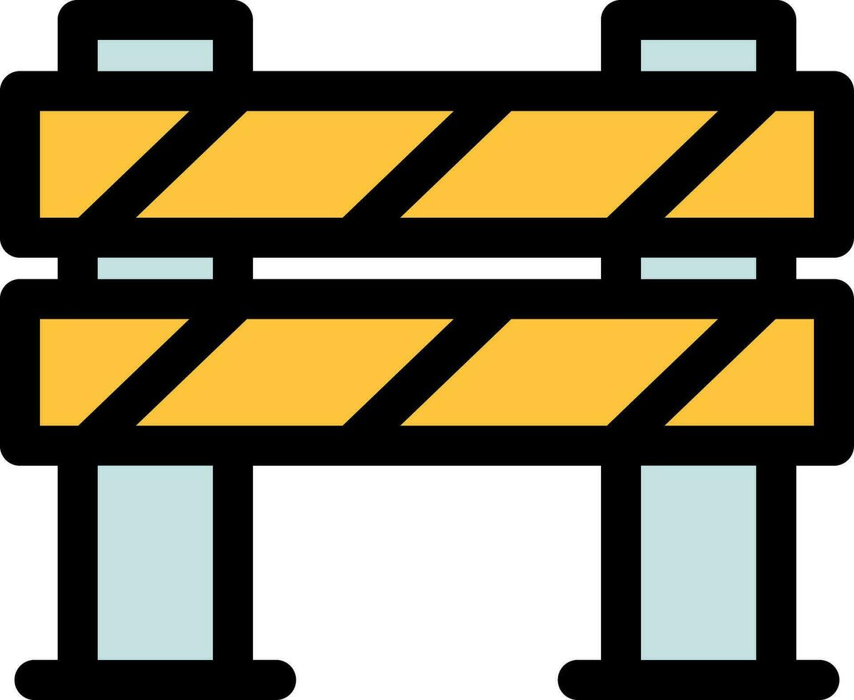 Barrier Creative Icon Design vector