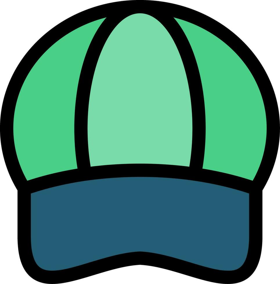 diseño de icono creativo de gorra vector