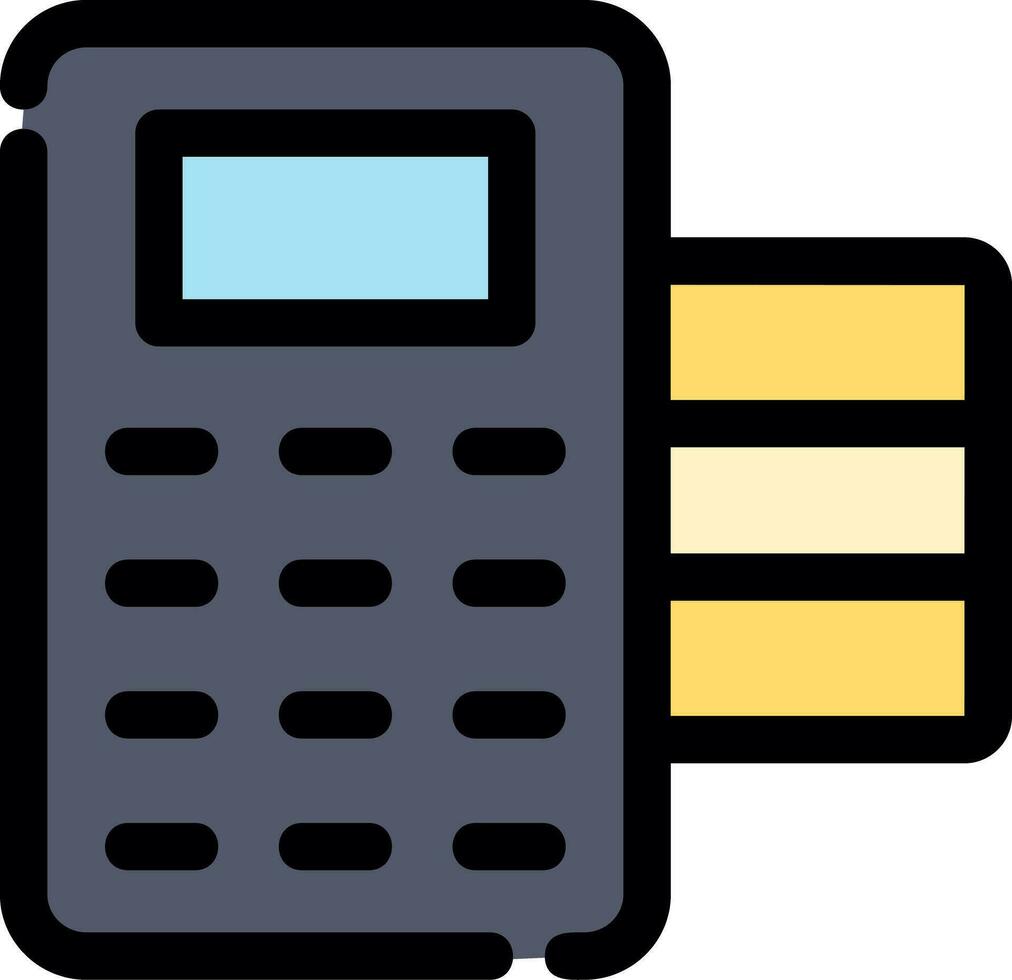 POS Terminal Creative Icon Design vector