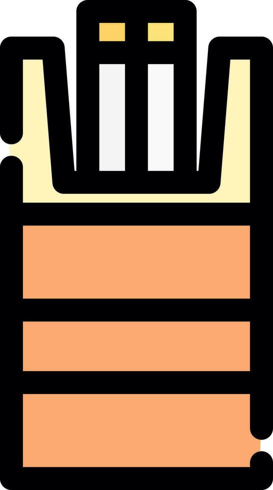 Cigarette Creative Icon Design vector