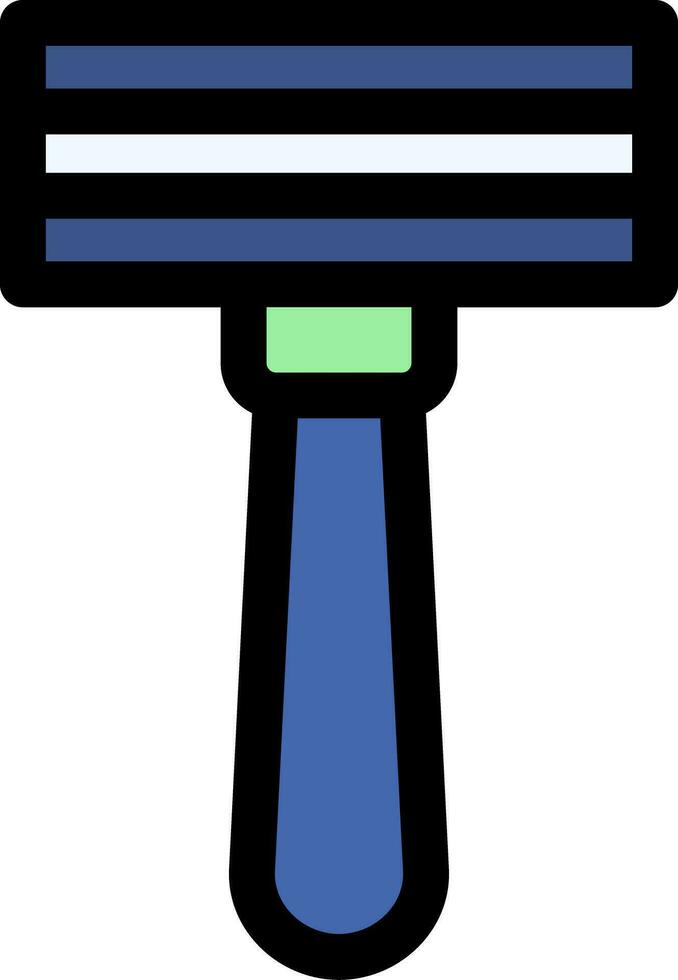 Razor Blade Creative Icon Design vector