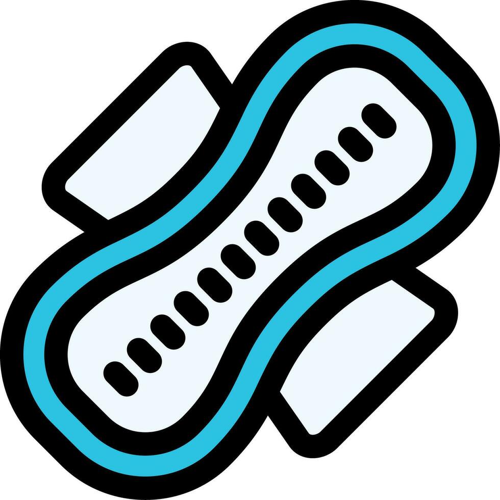 Sanitary Napkin Creative Icon Design vector