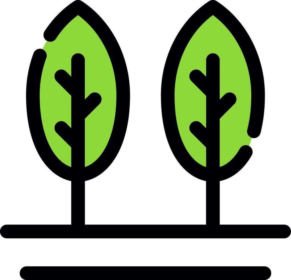 Trees Creative Icon Design vector