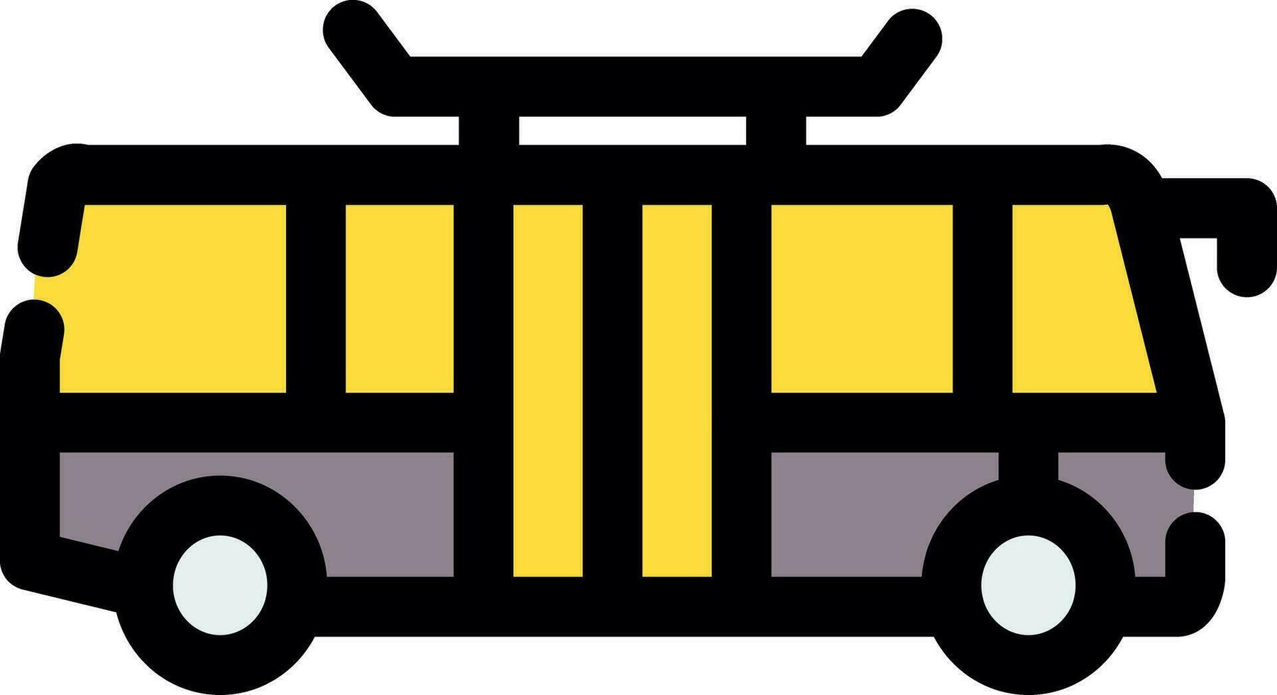 diseño de icono creativo de autobús vector