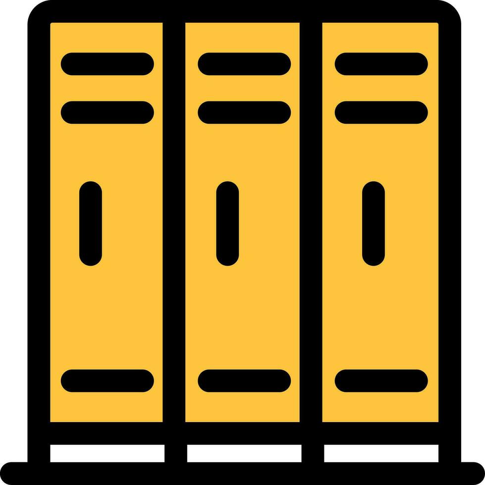 Lockers Creative Icon Design vector