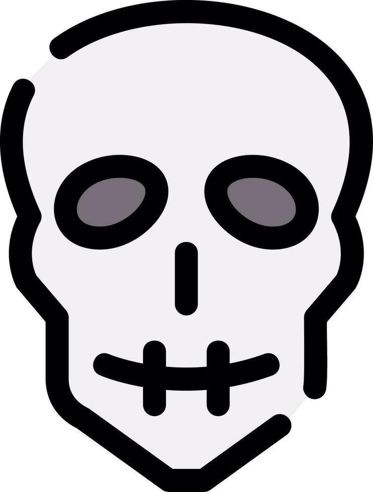 diseño de icono creativo de calavera vector