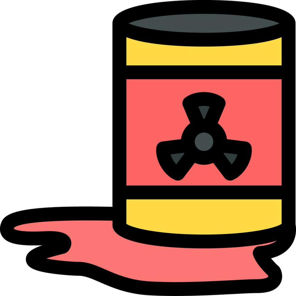 Toxic Waste Creative Icon Design vector