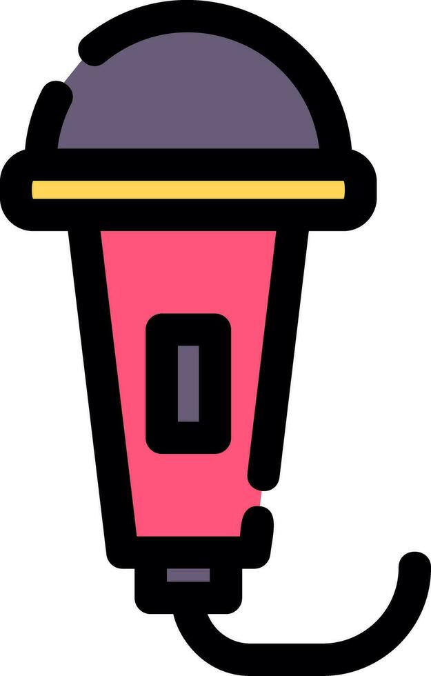 diseño de icono creativo de karaoke vector