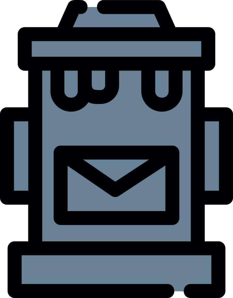 Postbox Creative Icon Design vector