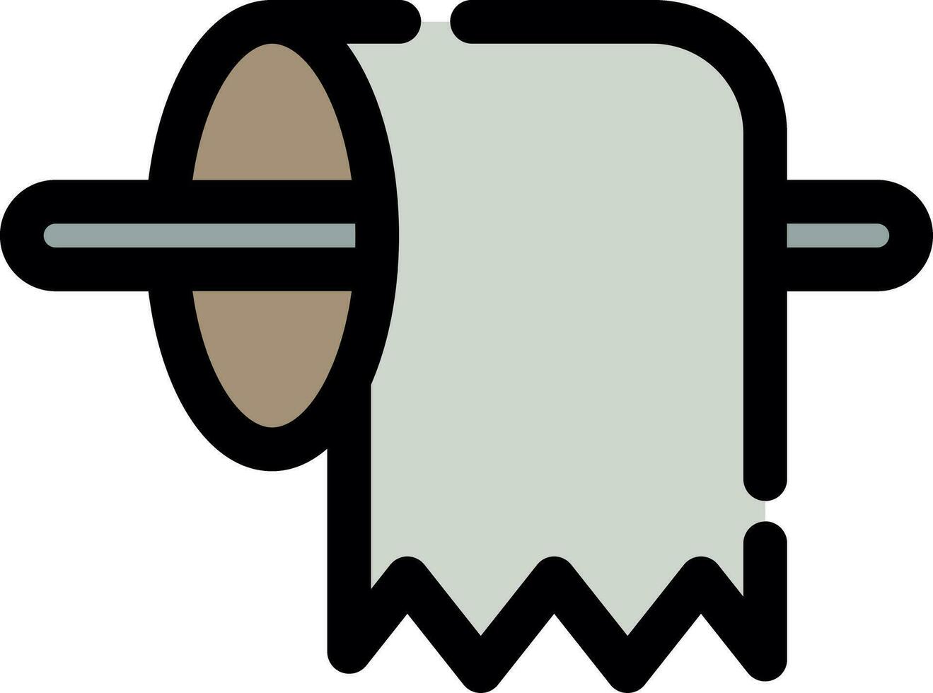 Toilet Paper Creative Icon Design vector