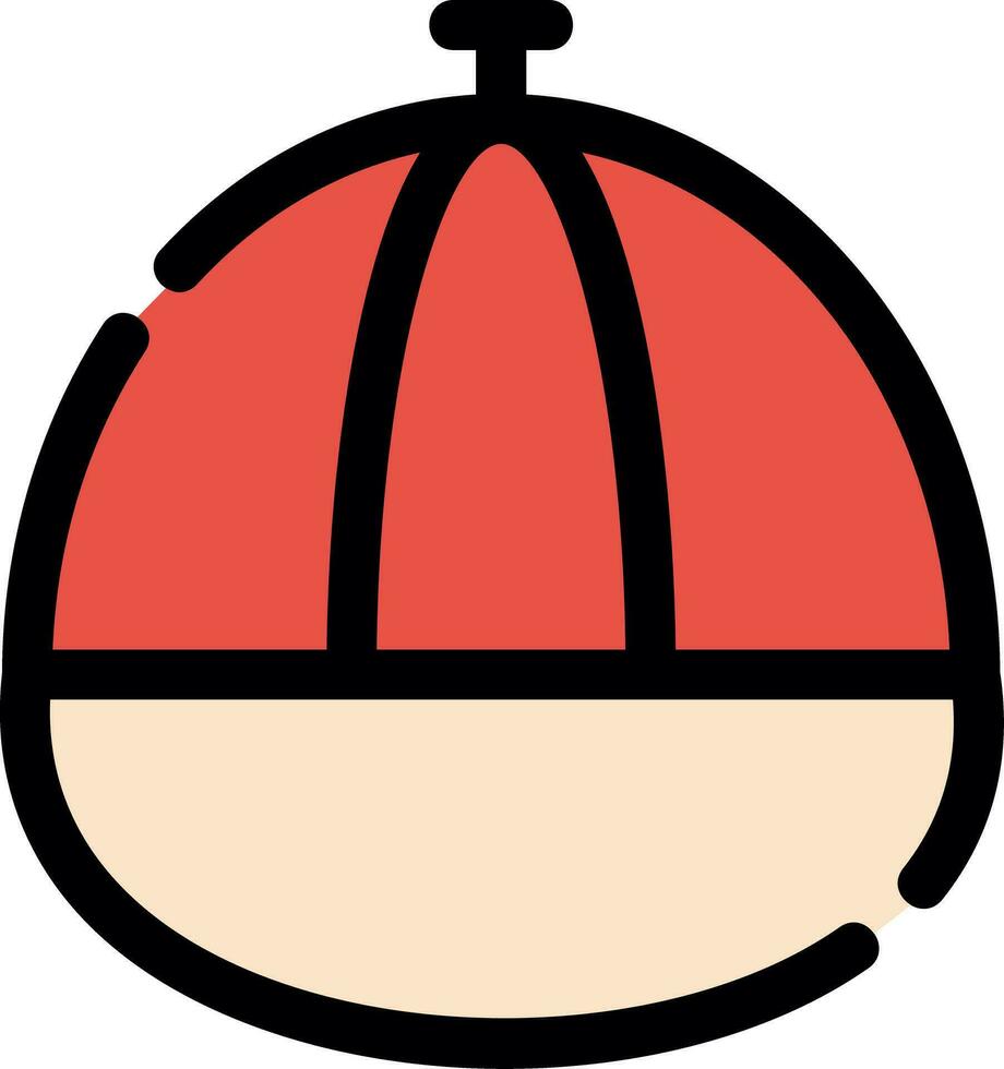 Baseball Cap Creative Icon Design vector