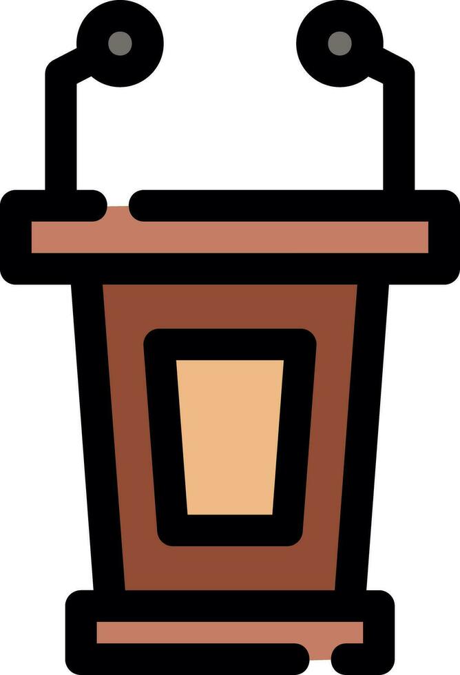 Lectern Creative Icon Design vector