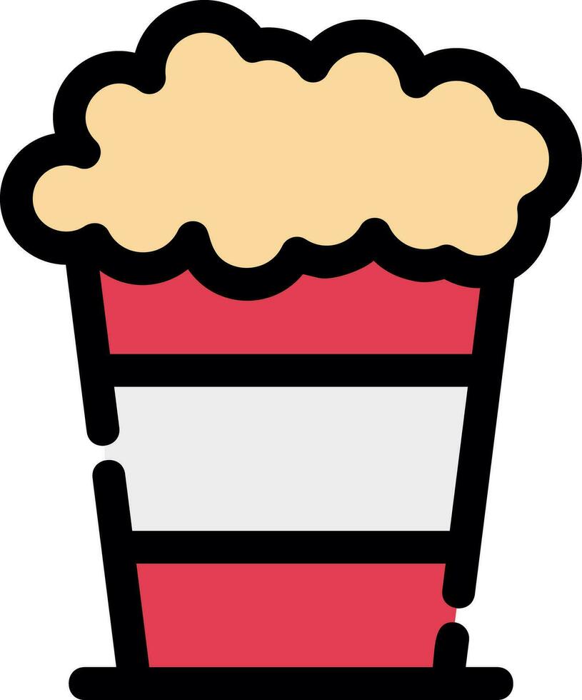 Popcorn Creative Icon Design vector