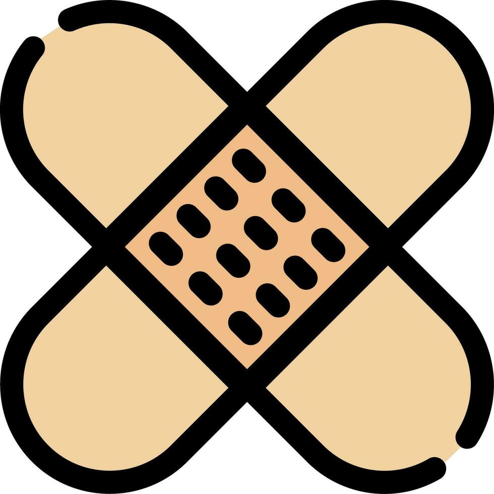 Band Aid Creative Icon Design vector