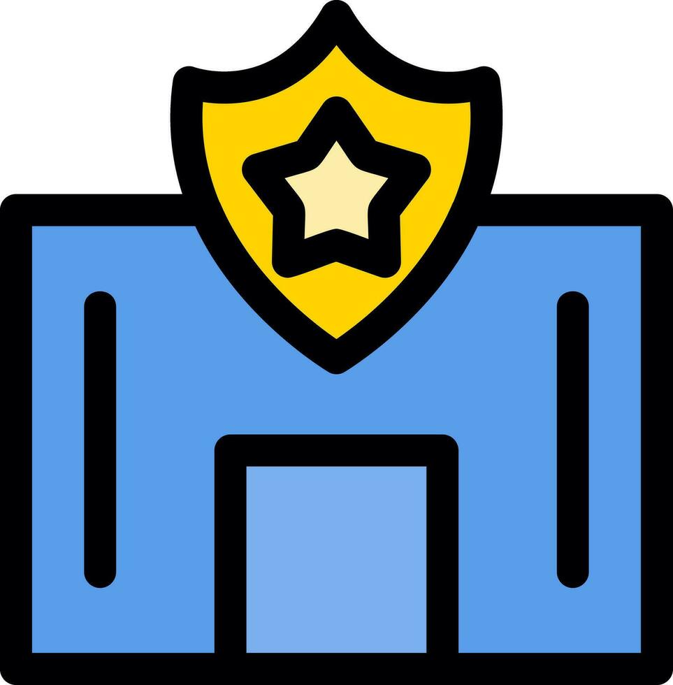 Police Station Creative Icon Design vector